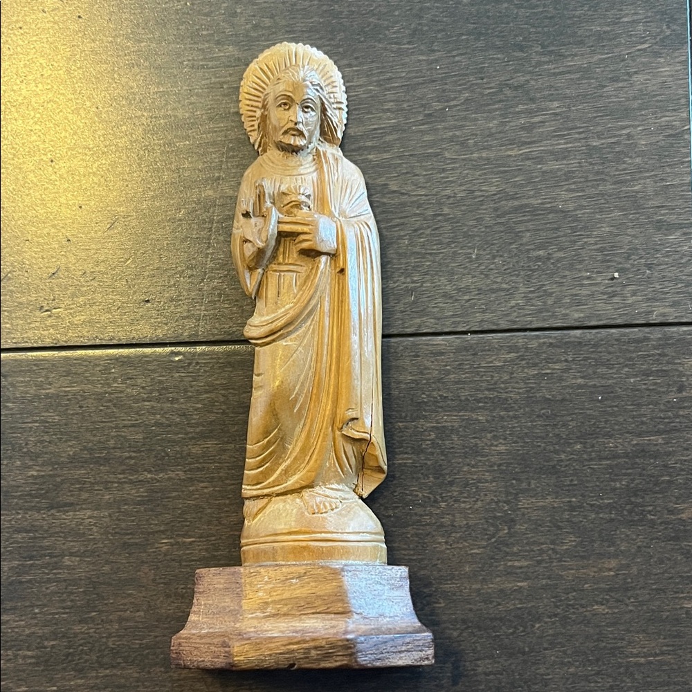 Wooden Religious Figurine Jesus